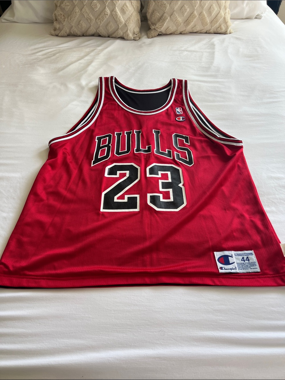 Champion Authentic Chicago Bulls Michael Jordan #23 Reversible Basketball Jersey